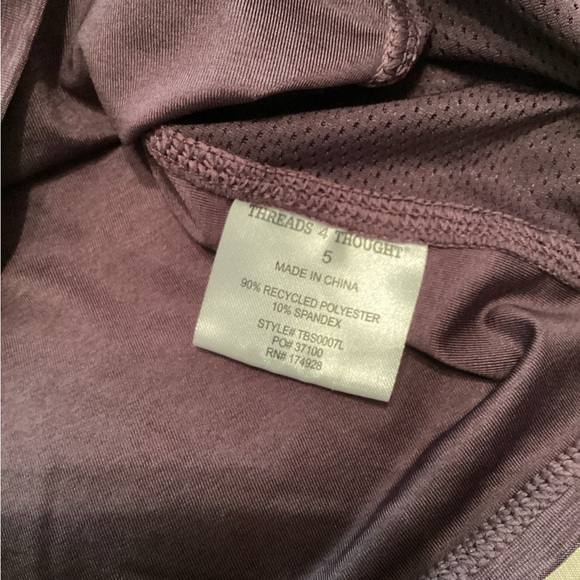 Threads 4 Thought Kids Purple Thermal Set Base Layet - Picture 5 of 5